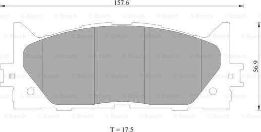 BOSCH 0 986 AB2 299 - Гальмівні колодки, дискові гальма avtolavka.club