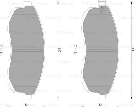 BOSCH 0 986 AB2 292 - Гальмівні колодки, дискові гальма avtolavka.club