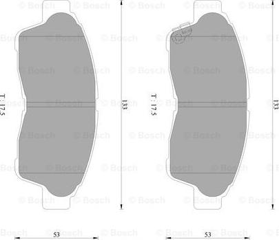 BOSCH 0 986 AB2 242 - Гальмівні колодки, дискові гальма avtolavka.club