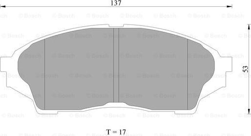 BOSCH 0 986 AB2 283 - Гальмівні колодки, дискові гальма avtolavka.club