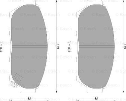 BOSCH 0 986 AB2 279 - Гальмівні колодки, дискові гальма avtolavka.club