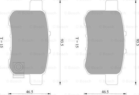 BOSCH 0 986 AB2 273 - Гальмівні колодки, дискові гальма avtolavka.club