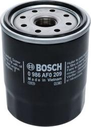 BOSCH 0 986 AF0 209 - Масляний фільтр avtolavka.club