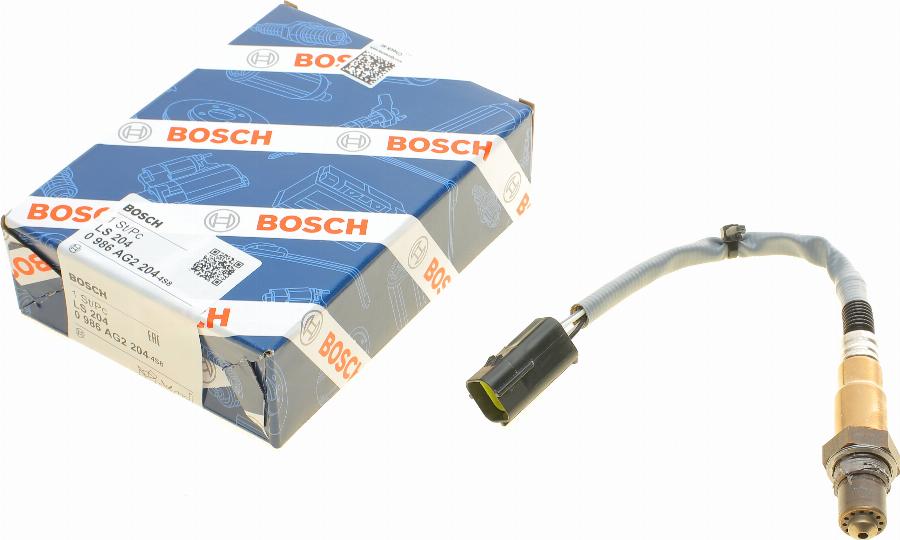 BOSCH 0 986 AG2 204 - Лямбда-зонд, датчик кисню avtolavka.club