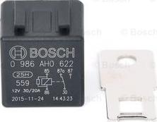 BOSCH 0 986 AH0 622 - Реле, робочий струм avtolavka.club