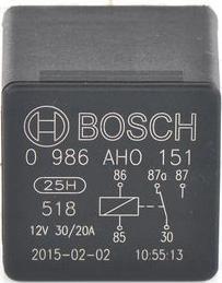 BOSCH 0 986 AH0 151 - Реле, робочий струм avtolavka.club