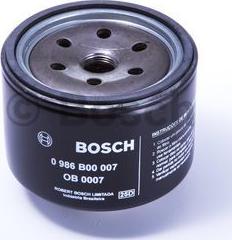 BOSCH 0 986 B00 007 - Масляний фільтр avtolavka.club