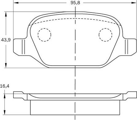 BOSCH 0 986 BB0 987 - Гальмівні колодки, дискові гальма avtolavka.club