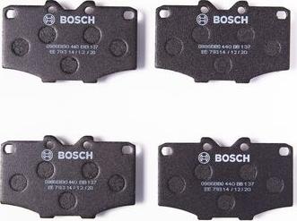 BOSCH 0 986 BB0 440 - Гальмівні колодки, дискові гальма avtolavka.club