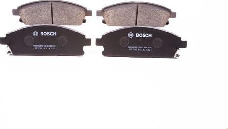 BOSCH 0 986 BB0 563 - Гальмівні колодки, дискові гальма avtolavka.club