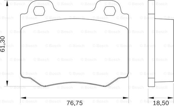 BOSCH 0 986 BB0 031 - Гальмівні колодки, дискові гальма avtolavka.club