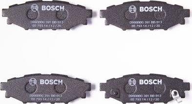 BOSCH 0 986 BB0 391 - Гальмівні колодки, дискові гальма avtolavka.club