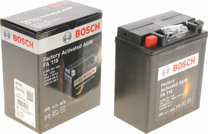 BOSCH 0 986 FA1 150 - Стартерна акумуляторна батарея, АКБ avtolavka.club