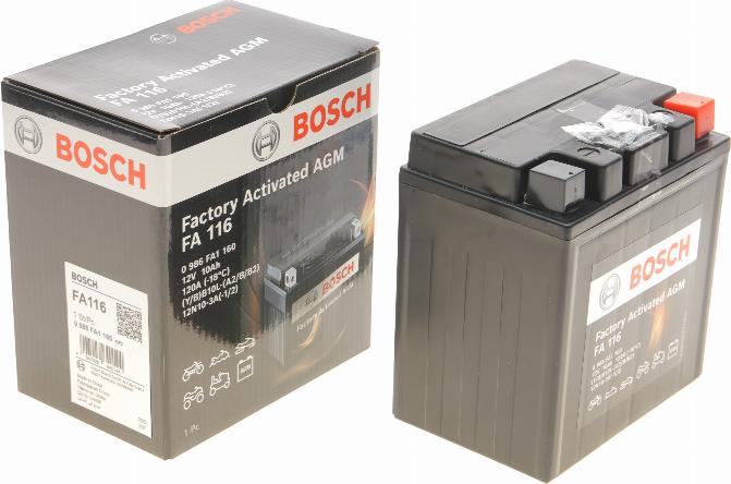 BOSCH 0 986 FA1 160 - Стартерна акумуляторна батарея, АКБ avtolavka.club