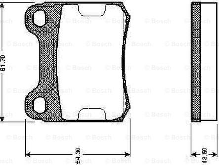 BOSCH 0 986 TB2 084 - Гальмівні колодки, дискові гальма avtolavka.club