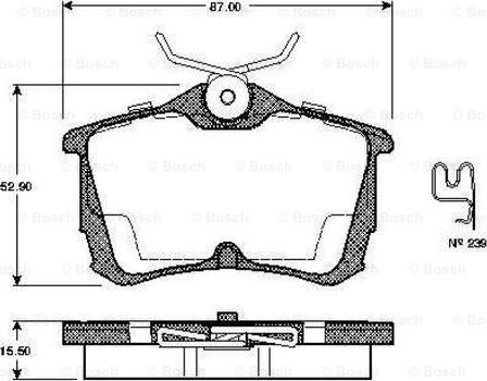 MOPROD MBP1093 - Гальмівні колодки, дискові гальма avtolavka.club