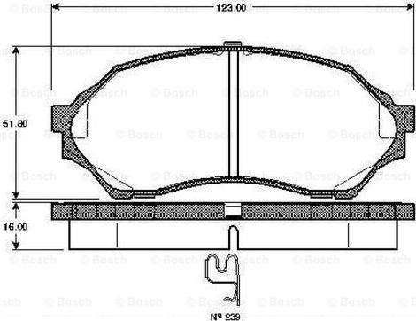 FORD ASIA / OCEANIA B2YD3328Z - Гальмівні колодки, дискові гальма avtolavka.club