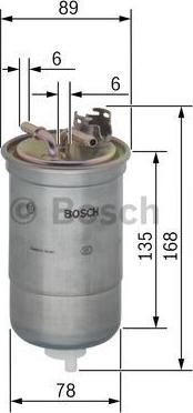 BOSCH 0 450 906 261 - Паливний фільтр avtolavka.club