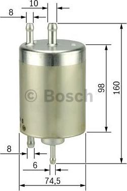 BOSCH 0 450 915 003 - Паливний фільтр avtolavka.club