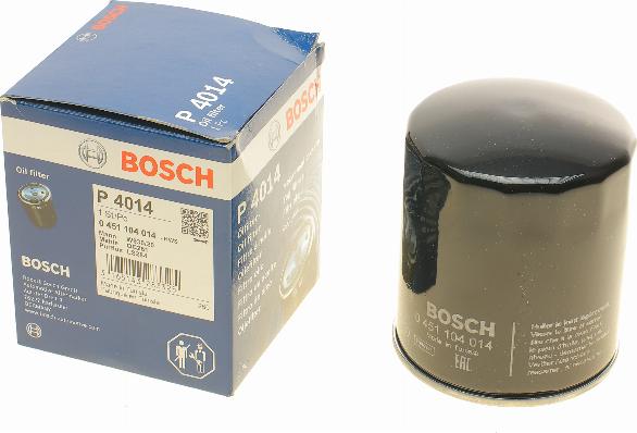 BOSCH 0 451 104 014 - Масляний фільтр avtolavka.club