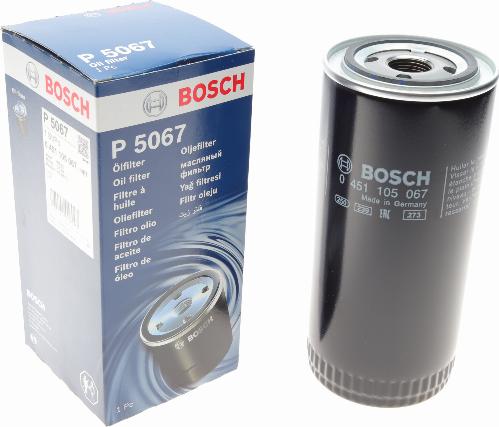 BOSCH 0 451 105 067 - Масляний фільтр avtolavka.club