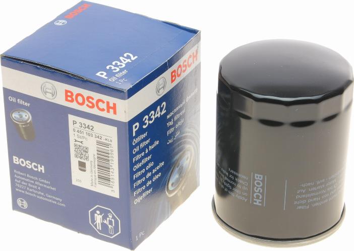 BOSCH 0 451 103 342 - Масляний фільтр avtolavka.club