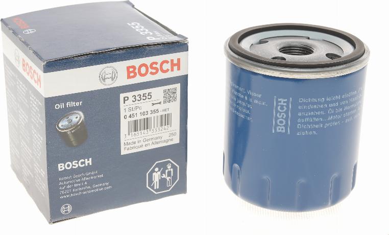 BOSCH 0 451 103 355 - Масляний фільтр avtolavka.club