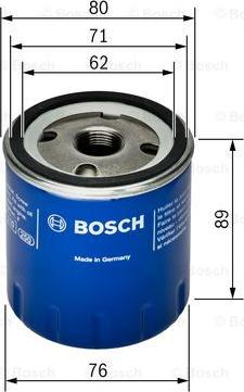 BOSCH 0 451 103 355 - Масляний фільтр avtolavka.club