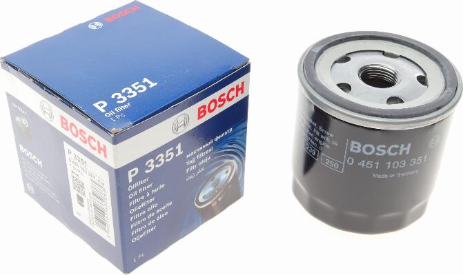 BOSCH 0 451 103 351 - Масляний фільтр avtolavka.club