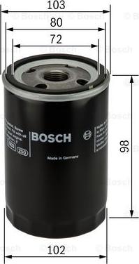 BOSCH 0 451 103 365 - Масляний фільтр avtolavka.club