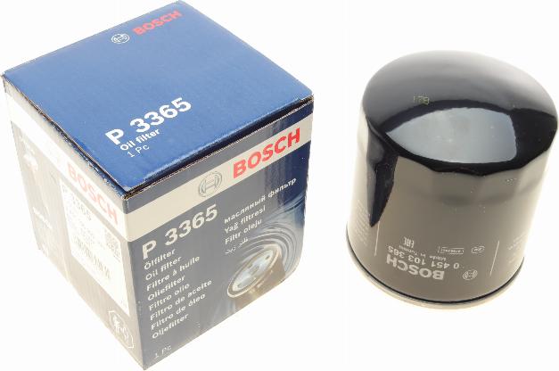 BOSCH 0 451 103 365 - Масляний фільтр avtolavka.club