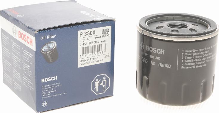 BOSCH 0 451 103 300 - Масляний фільтр avtolavka.club