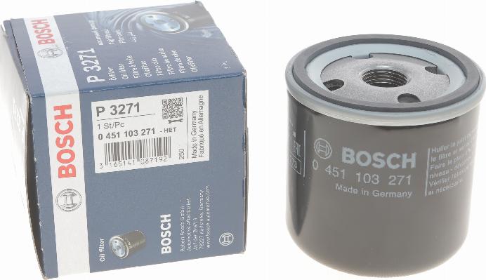 BOSCH 0 451 103 271 - Масляний фільтр avtolavka.club