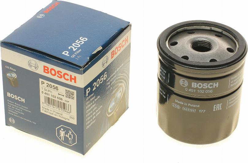 BOSCH 0 451 102 056 - Масляний фільтр avtolavka.club