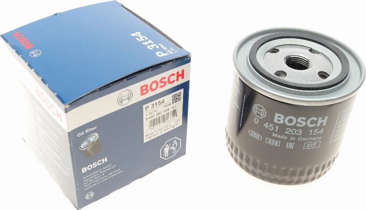 BOSCH 0 451 203 154 - Масляний фільтр avtolavka.club