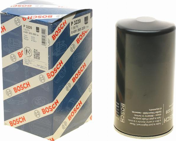 BOSCH 0 451 203 220 - Масляний фільтр avtolavka.club