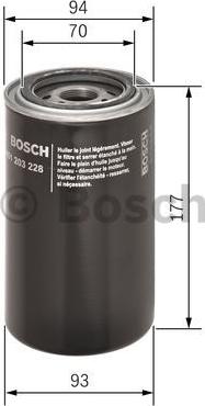 BOSCH 0 451 203 228 - Масляний фільтр avtolavka.club