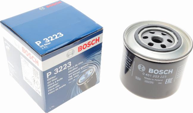 BOSCH 0 451 203 223 - Масляний фільтр avtolavka.club