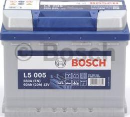 BOSCH 0 092 L50 050 - Стартерна акумуляторна батарея, АКБ avtolavka.club