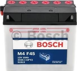 BOSCH 0 092 M4F 450 - Стартерна акумуляторна батарея, АКБ avtolavka.club