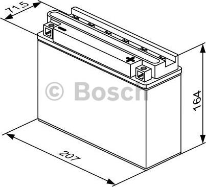 BOSCH 0 092 M4F 400 - Стартерна акумуляторна батарея, АКБ avtolavka.club