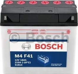 BOSCH 0 092 M4F 410 - Стартерна акумуляторна батарея, АКБ avtolavka.club