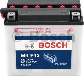 BOSCH 0 092 M4F 420 - Стартерна акумуляторна батарея, АКБ avtolavka.club