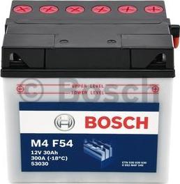 BOSCH 0 092 M4F 540 - Стартерна акумуляторна батарея, АКБ avtolavka.club