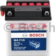 BOSCH 0 092 M4F 150 - Стартерна акумуляторна батарея, АКБ avtolavka.club