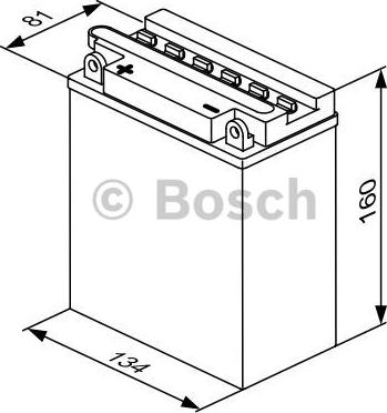 BOSCH 0 092 M4F 300 - Стартерна акумуляторна батарея, АКБ avtolavka.club