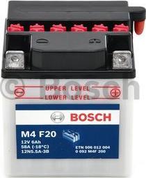 BOSCH 0 092 M4F 200 - Стартерна акумуляторна батарея, АКБ avtolavka.club
