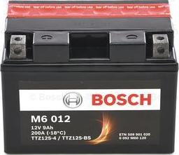 BOSCH 0 092 M60 120 - Стартерна акумуляторна батарея, АКБ avtolavka.club