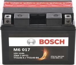 BOSCH 0 092 M60 170 - Стартерна акумуляторна батарея, АКБ avtolavka.club