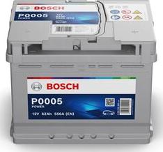BOSCH 0 092 P00 050 - Стартерна акумуляторна батарея, АКБ avtolavka.club